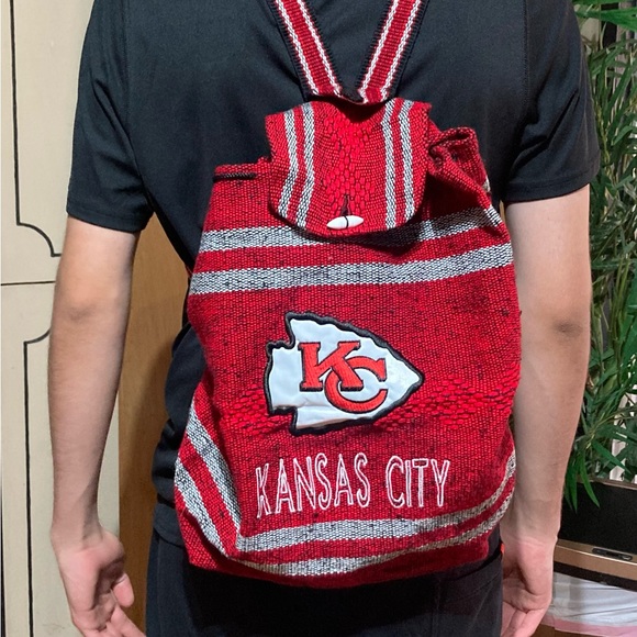🏈 KC Chiefs Woven backpack - Picture 1 of 11